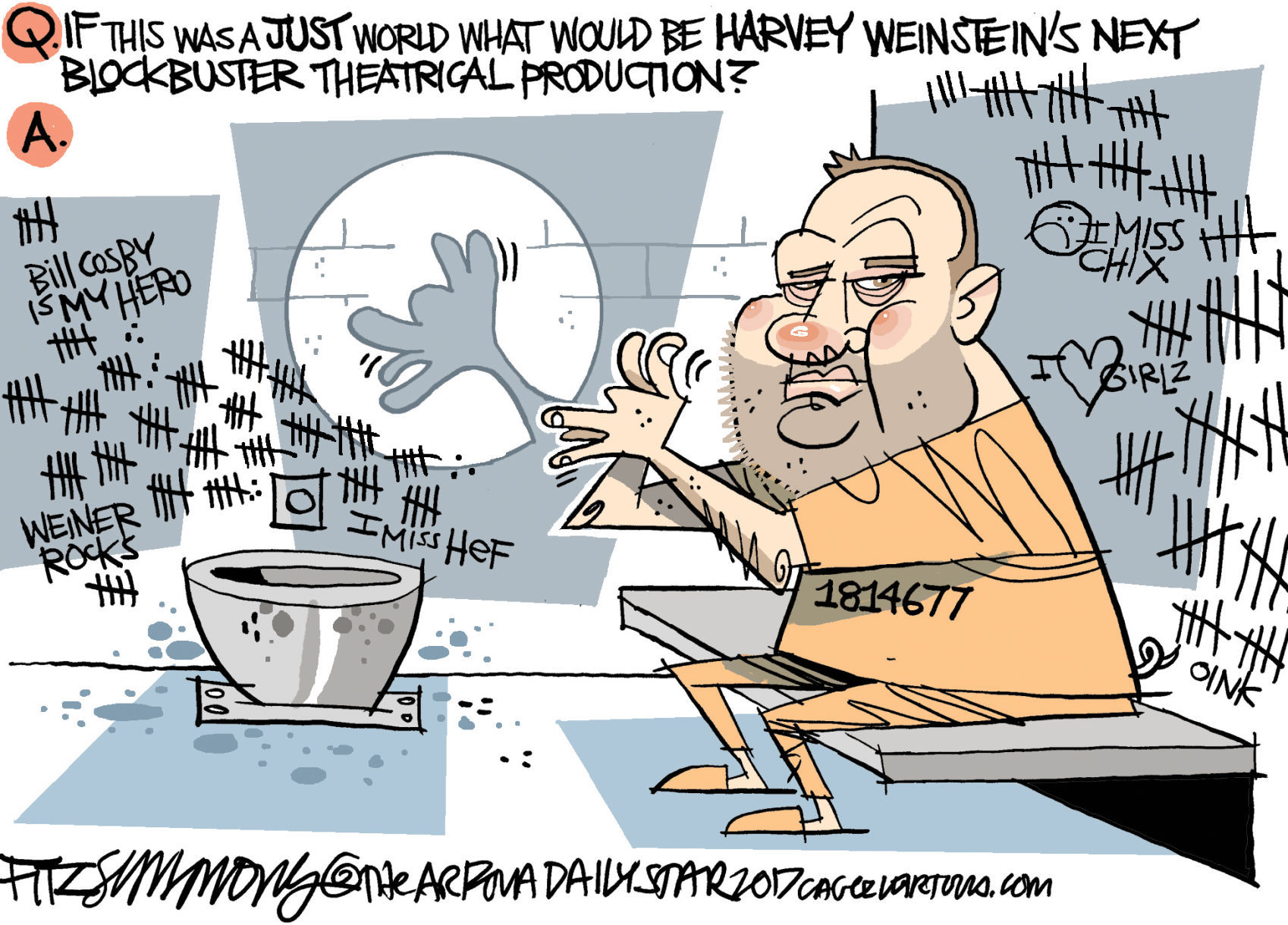 Daily Fitz Cartoon: Weinstein
